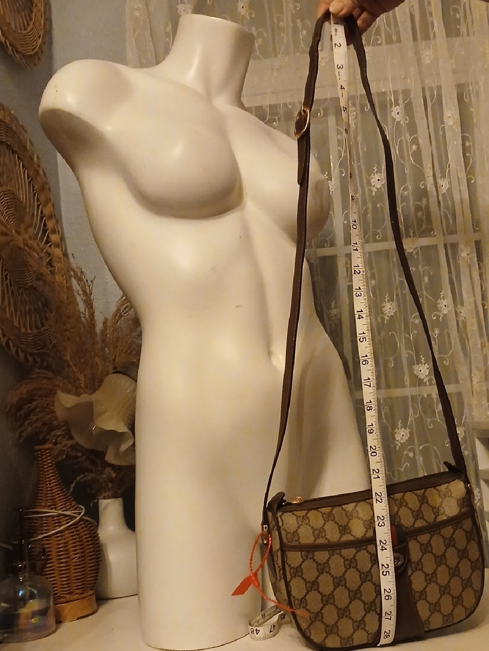 Gucci Monogram Crossbody bag Sherry line Hot Bag! Authentic Great Condition - Picture 16 of 16